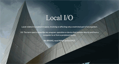 Desktop Screenshot of local.io