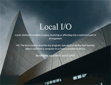 Tablet Screenshot of local.io