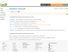 Tablet Screenshot of explore.local.pk